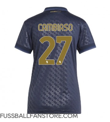 Juventus Andrea Cambiaso #27 Replik 3rd trikot Damen 2024-25 Kurzarm